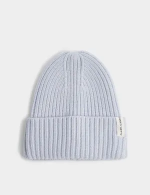 Snowfall Knitted Beanie - Salt Blue