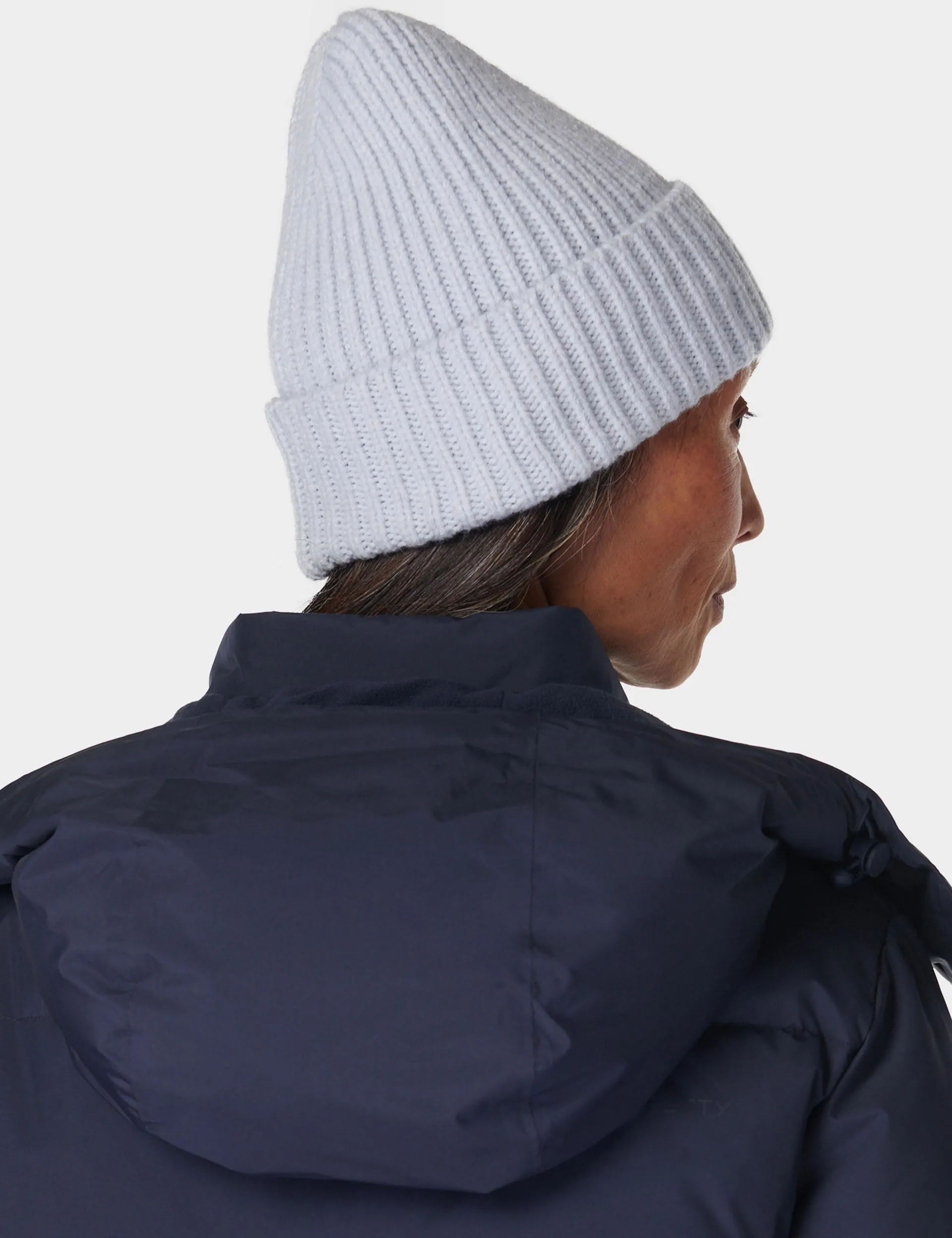 Snowfall Knitted Beanie - Salt Blue