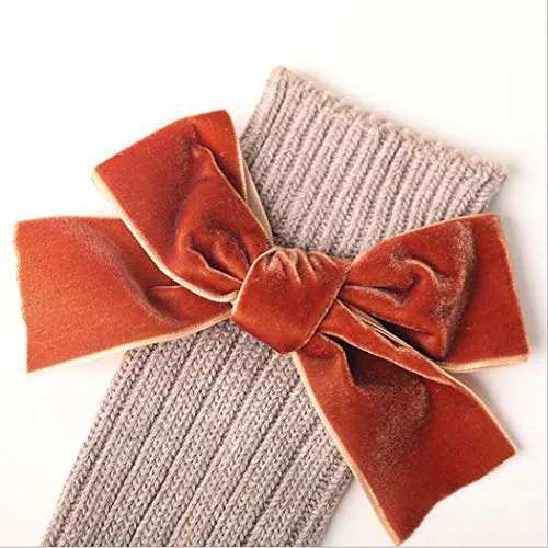 Socks with Velvet bows