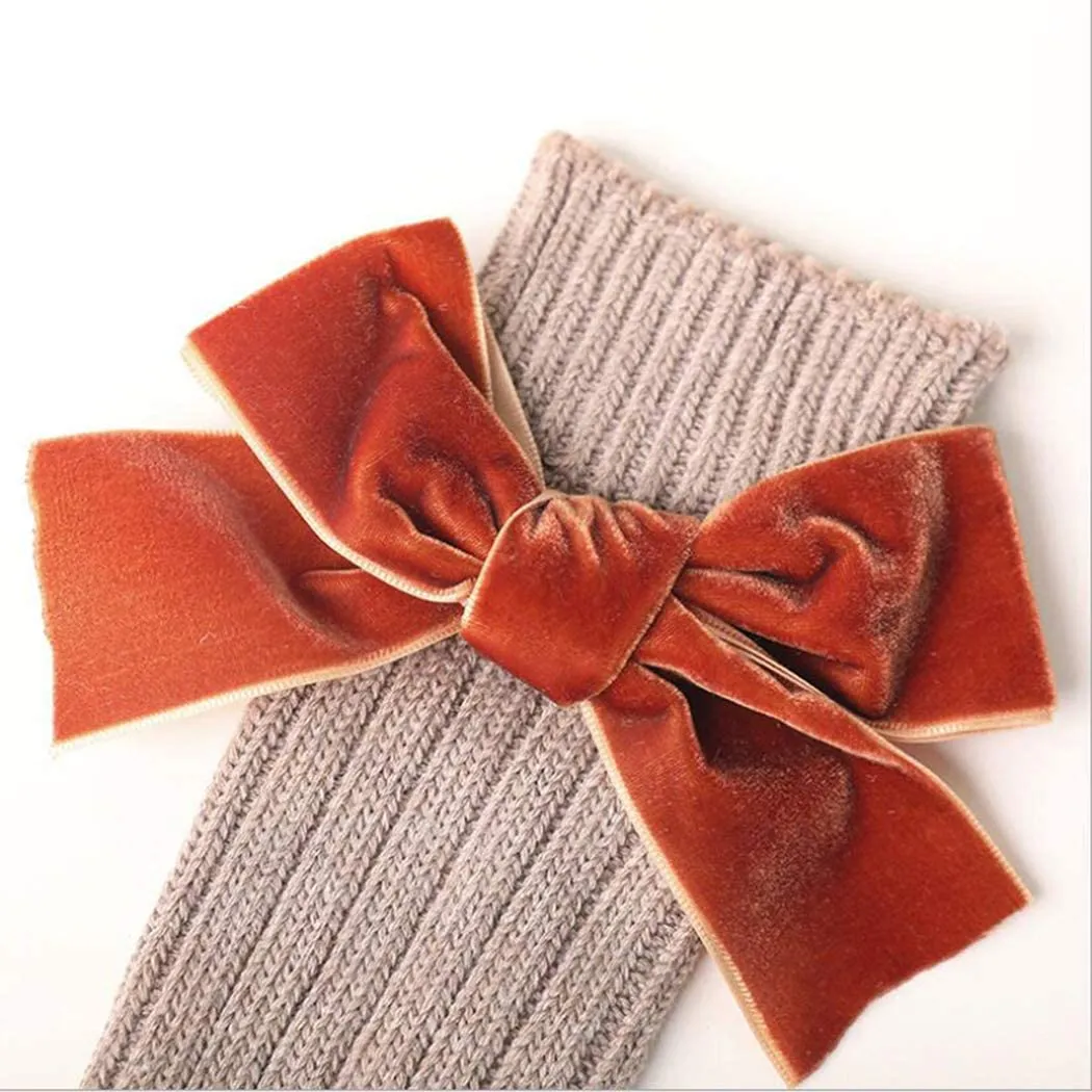Socks with Velvet bows