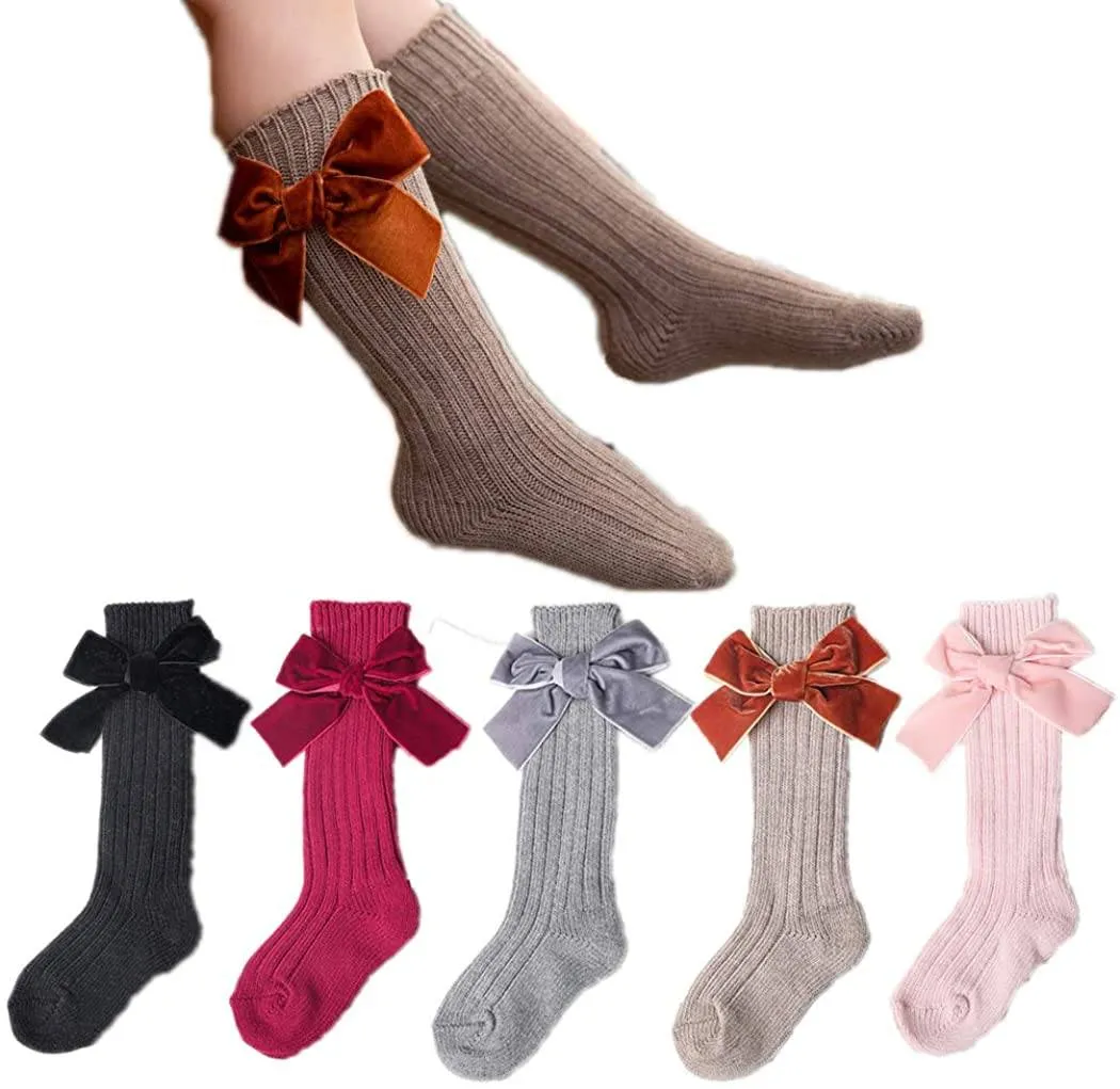 Socks with Velvet bows