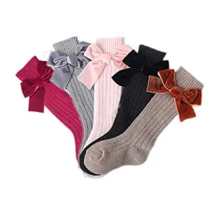 Socks with Velvet bows