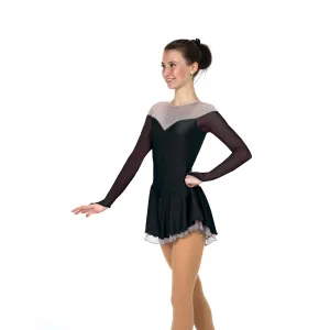 Solitaire Skatewear F22013 Shaded Sweetheart Dress, Plain or With Crystals