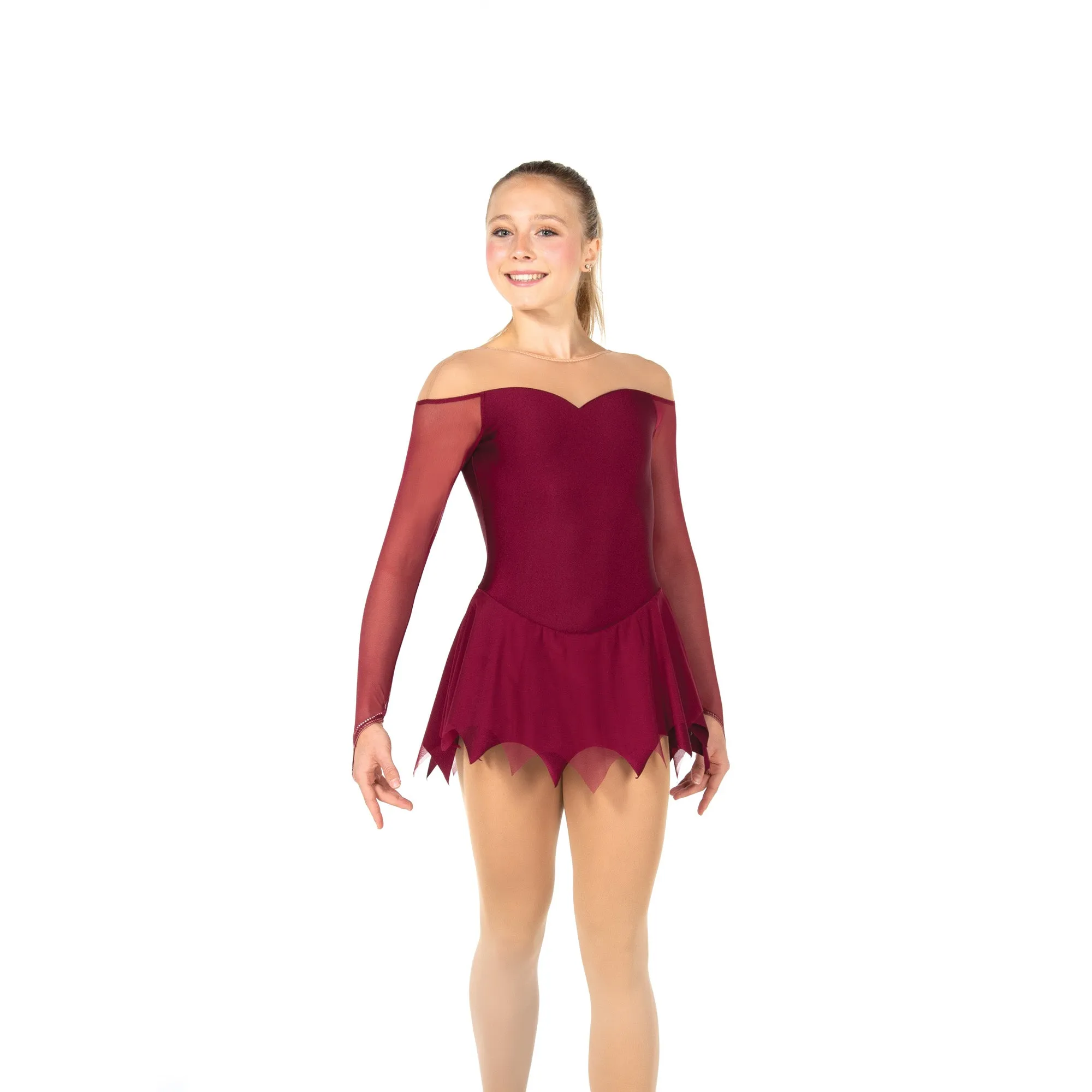 Solitaire Skatewear F23023P Icicle Hem Dress, Plain
