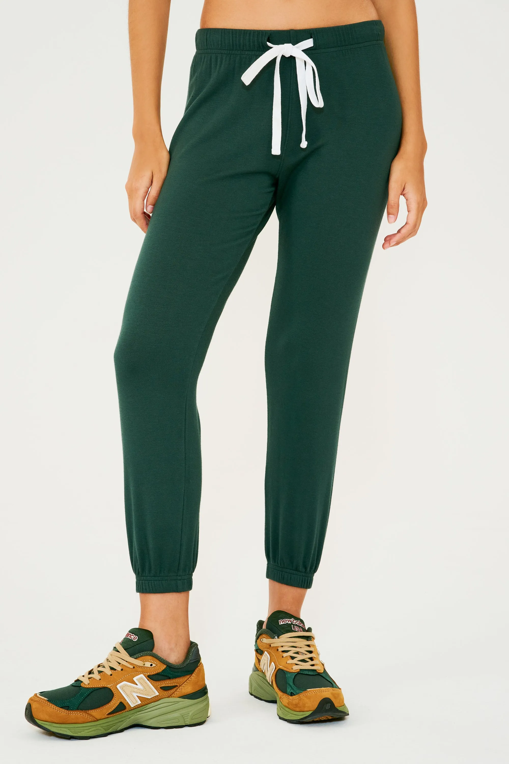 Sonja Fleece Sweatpant - Military