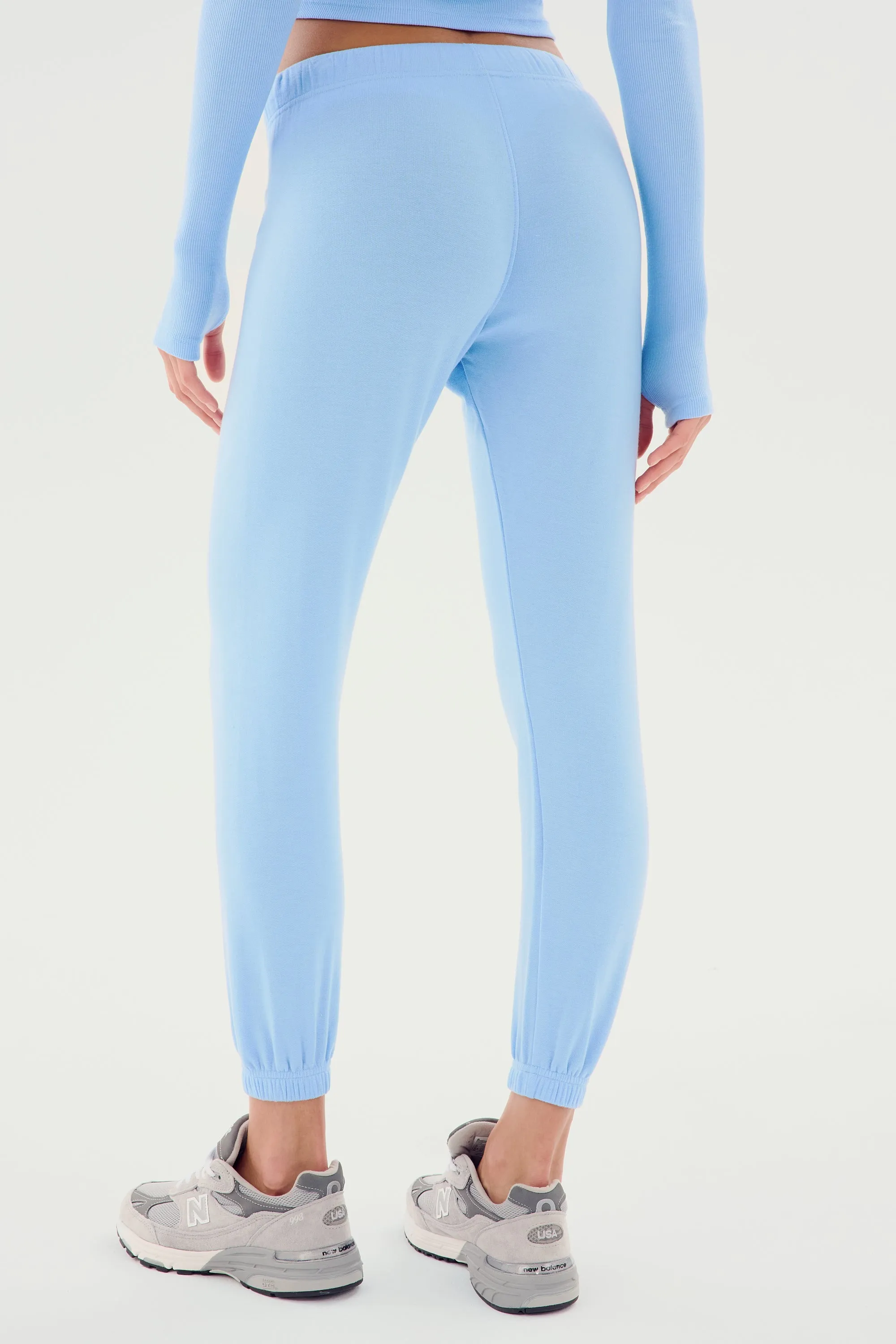 Sonja Fleece Sweatpant - Skylight