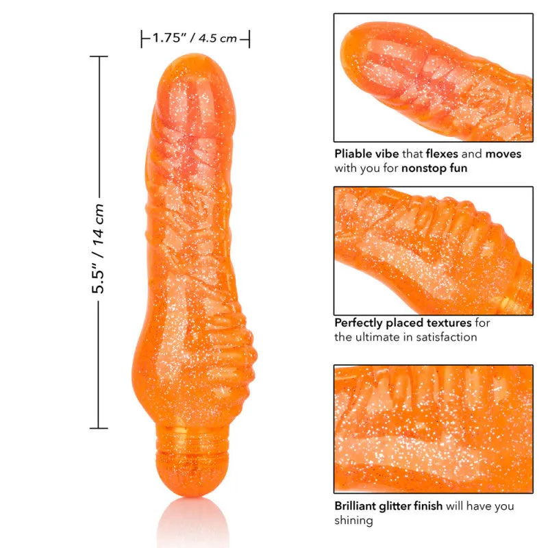 Sparkle Shimmer Stud - Orange
