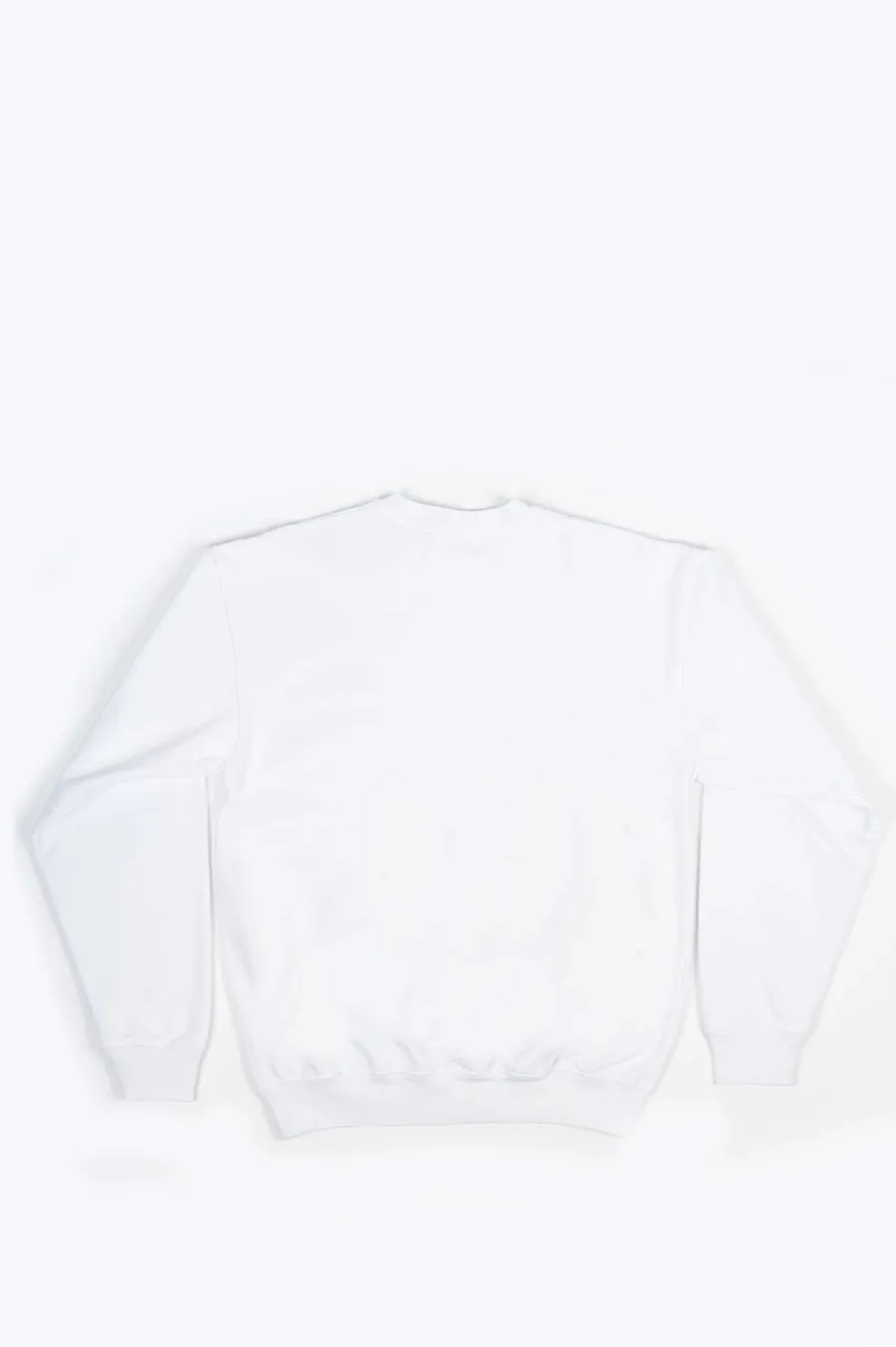 SPORTY AND RICH CLASSIC LOGO CREWNECK WHITE