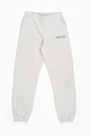 SPORTY AND RICH HEALTH CLUB SWEATPANTS HEATHER GRAY