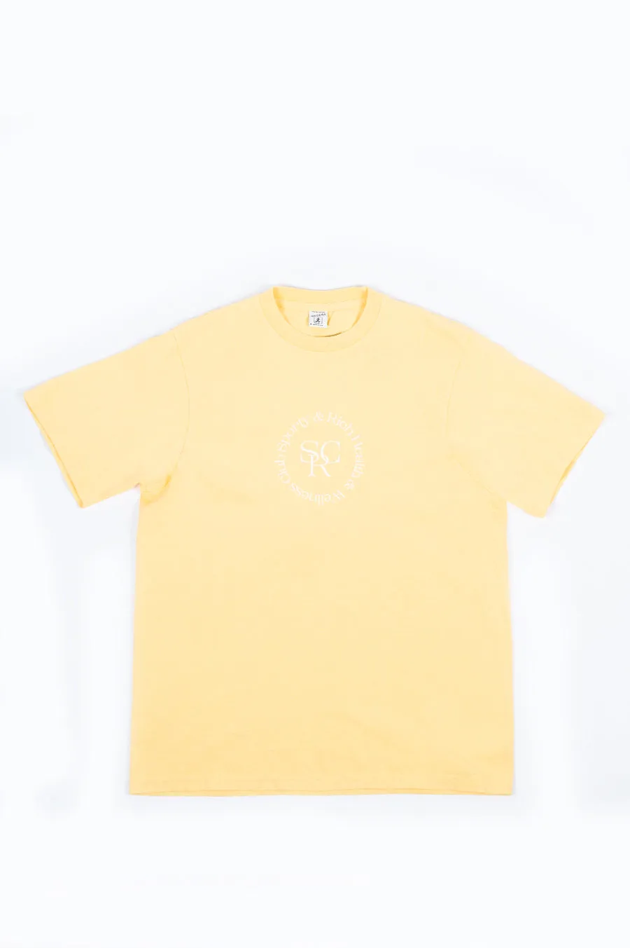 SPORTY AND RICH SRHWC T-SHIRT LEMON CREAM