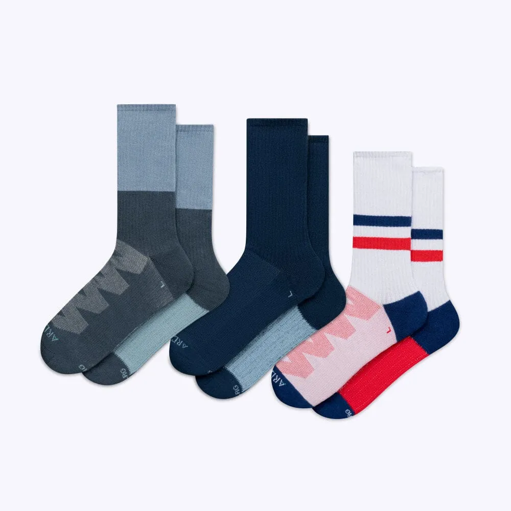 Sporty Dress Socks Bundles - 3 Pack