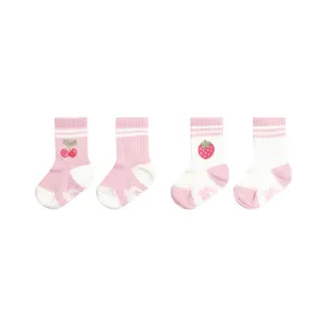 Sporty Fruit 2Pk Socks
