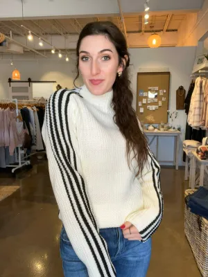 Sporty Stripe Sweater