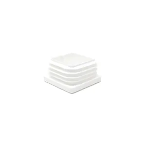 Square Tube Inserts 35x35mm - White | Made in Germany | Keay Vital Parts