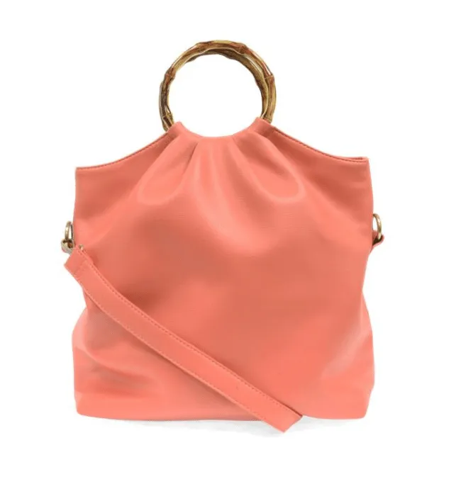 STACEY BAMBOO FOLD OVER TOTE BAG