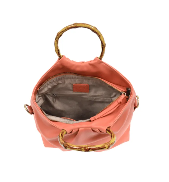 STACEY BAMBOO FOLD OVER TOTE BAG