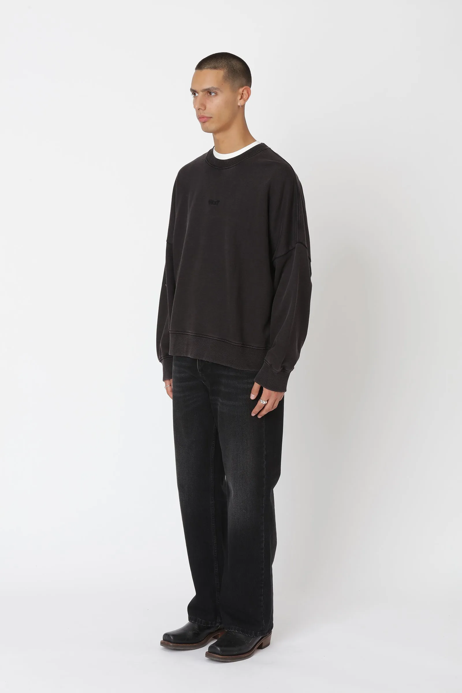 Staff Crew - Washed Black