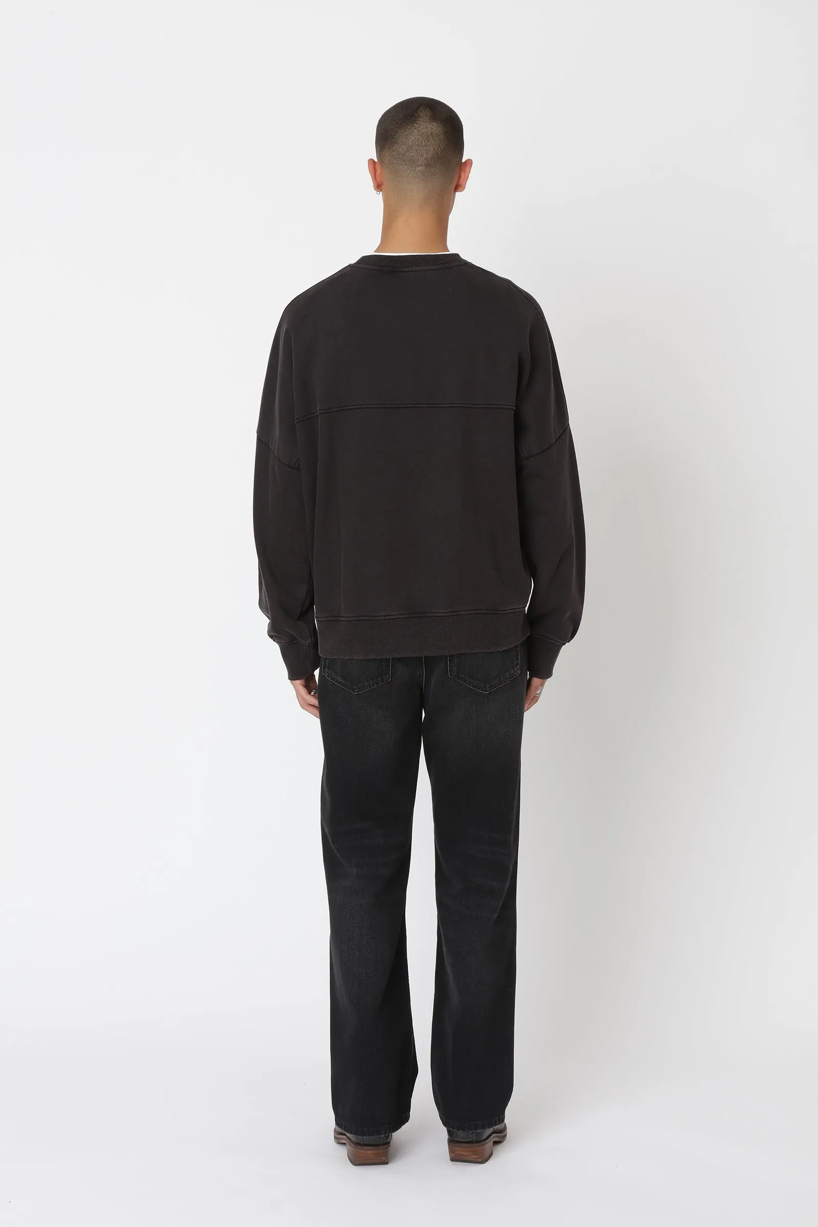 Staff Crew - Washed Black