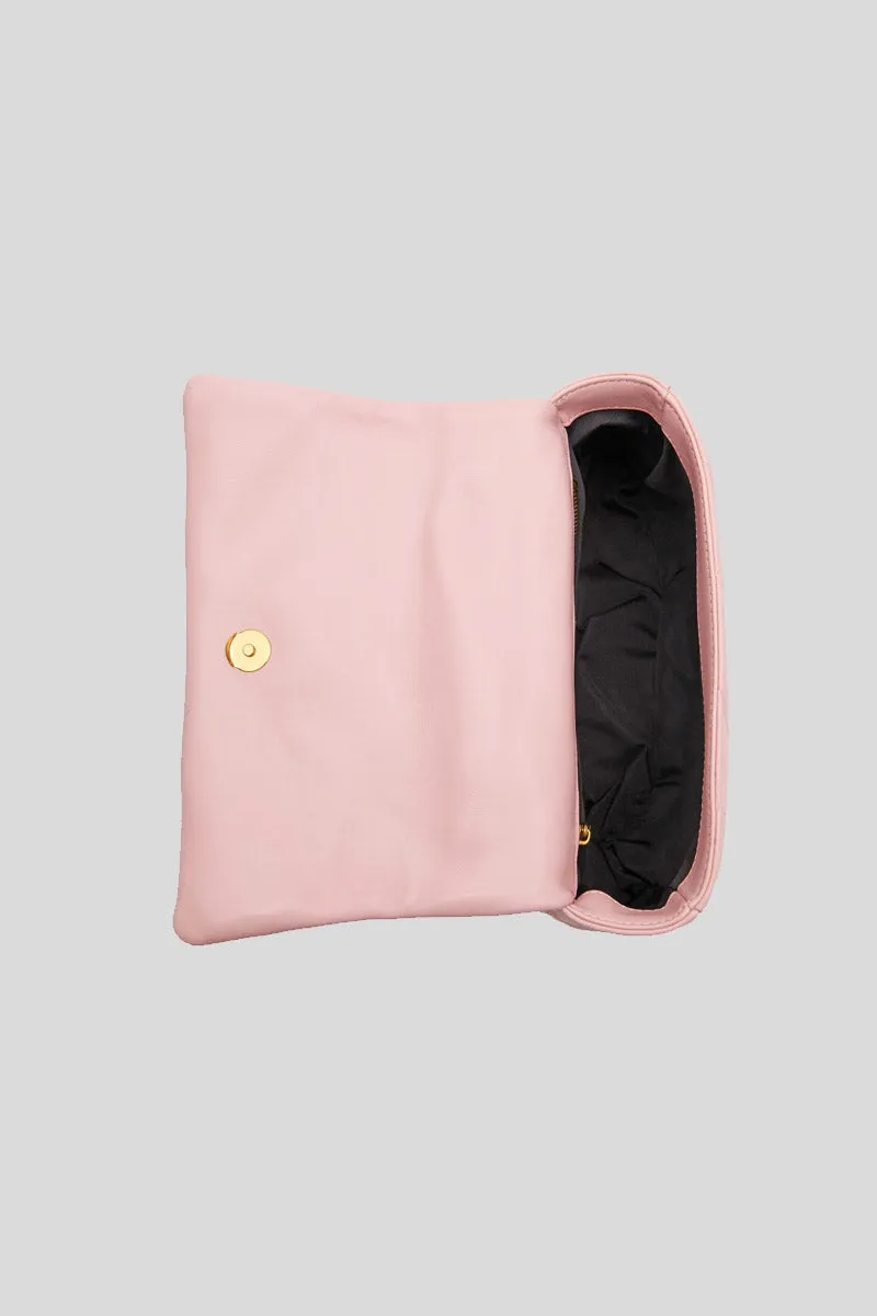 Stich & Spun Logos Med. Handbag Leather - Pink