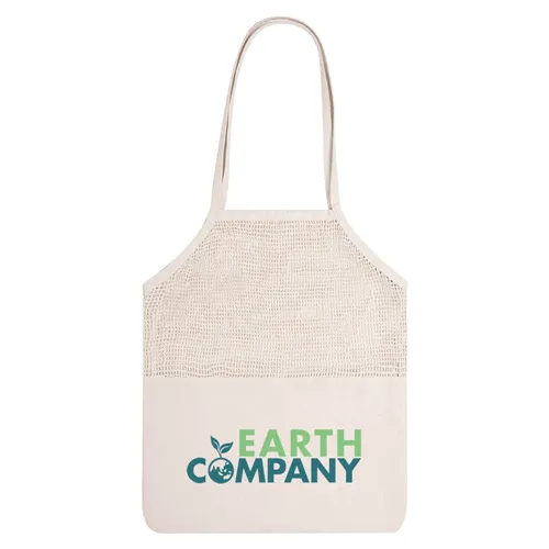 Stock Cotton Mesh Tote Bag(SCB-50D)