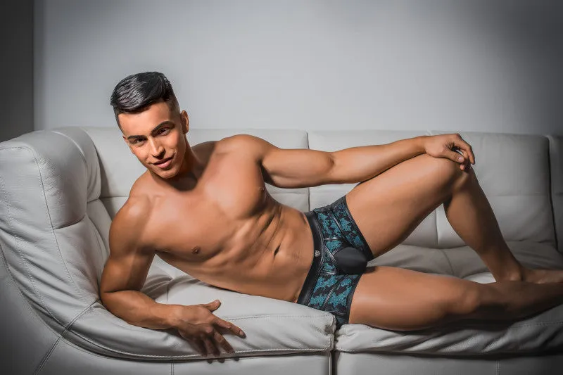 Strapped & Bound - Short - Small - Black/ Blue