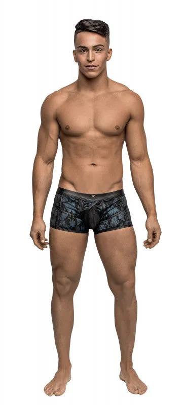 Strapped & Bound - Short - Small - Black/ Blue