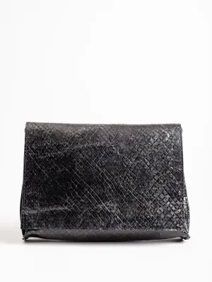 strappy foldover - black diamond
