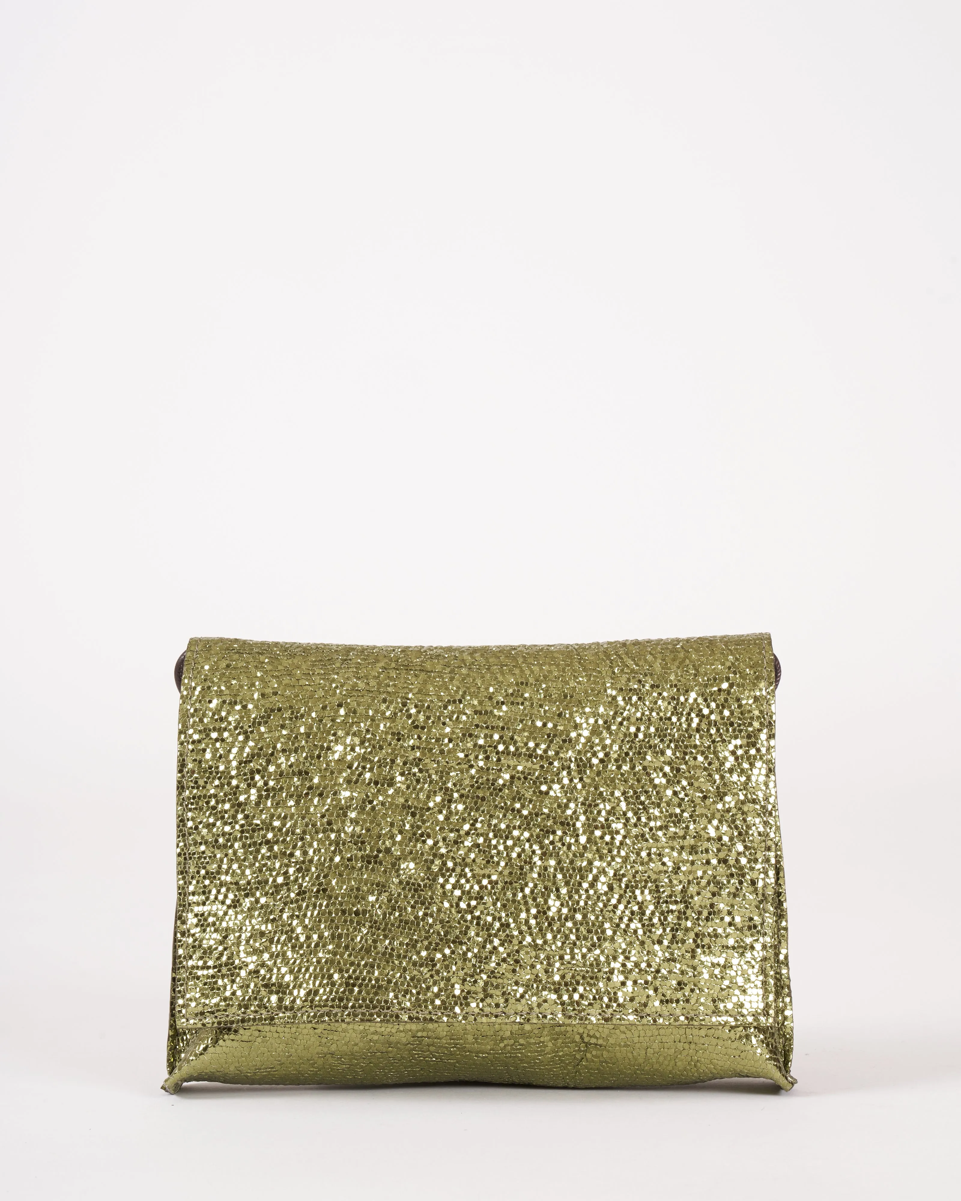strappy foldover - peridot