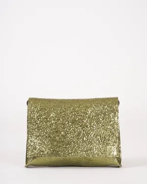 strappy foldover - peridot