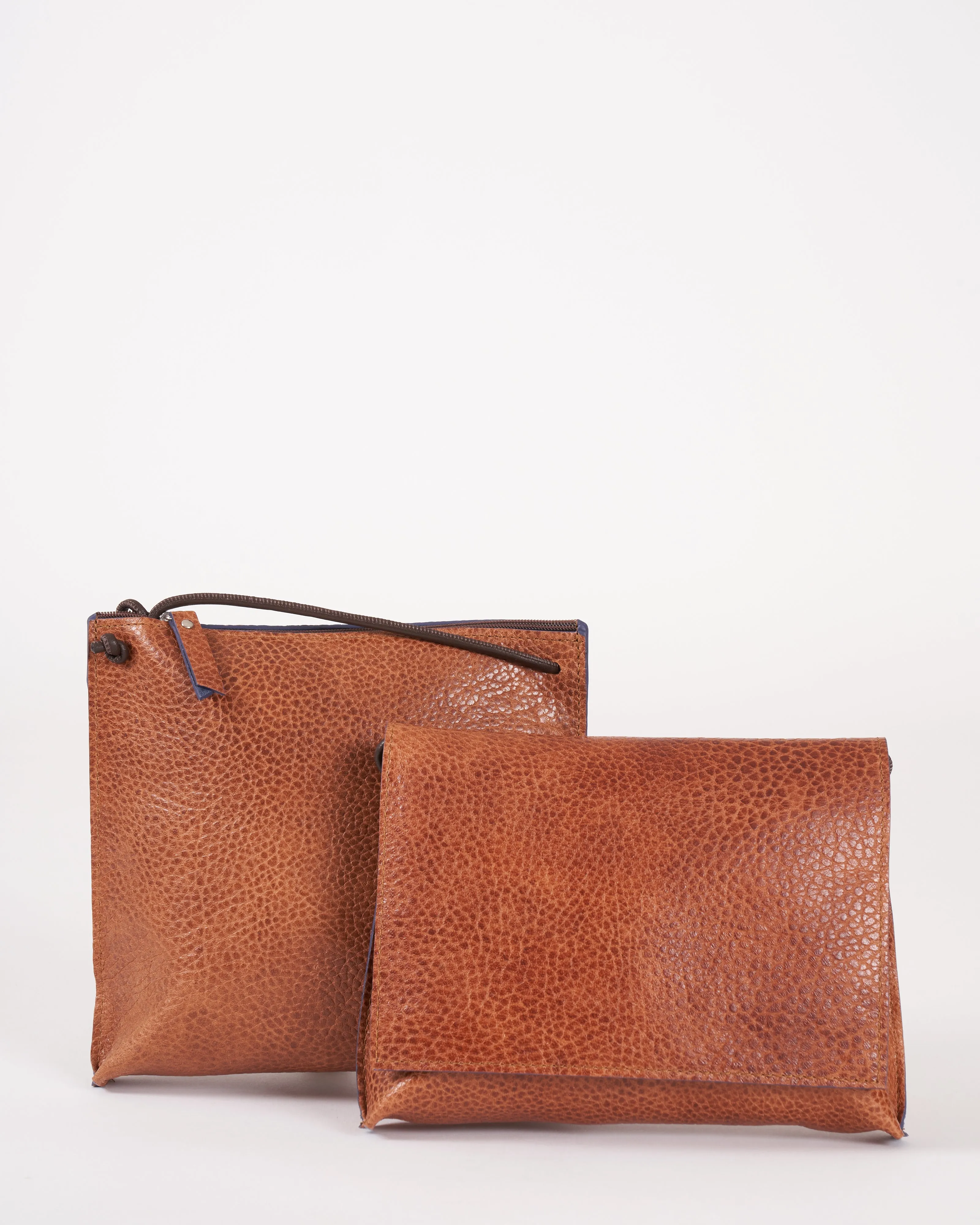 strappy foldover - saddle ovino