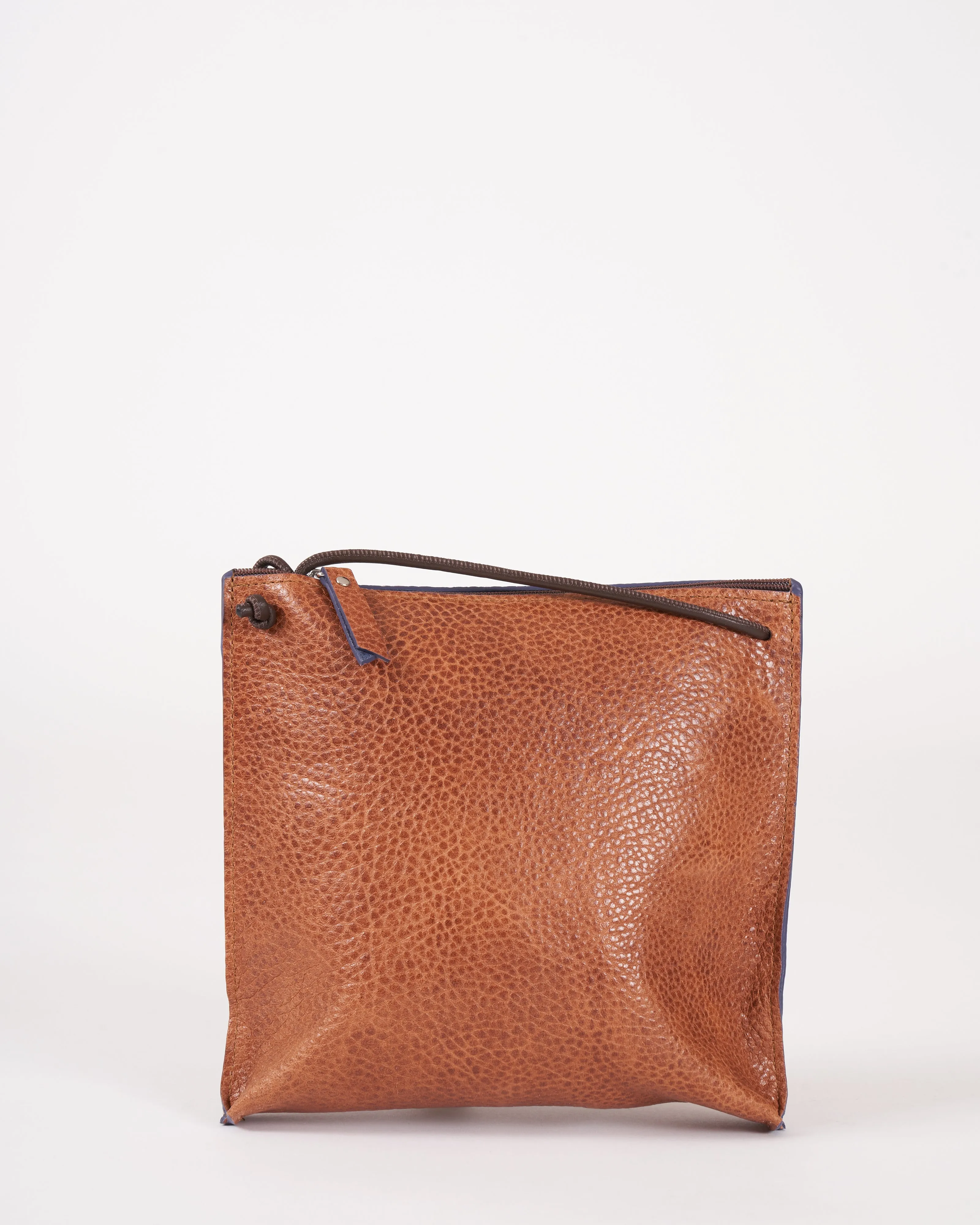 strappy pouch - saddle ovino