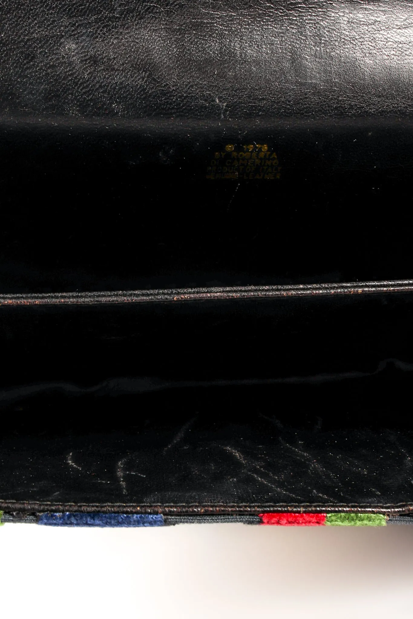 Striped Velvet Convertible Clutch