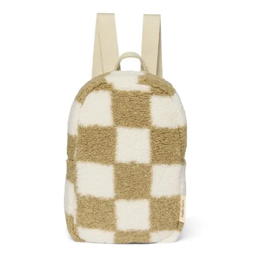 Studio Noos Checked Mini Backpack (Toast)