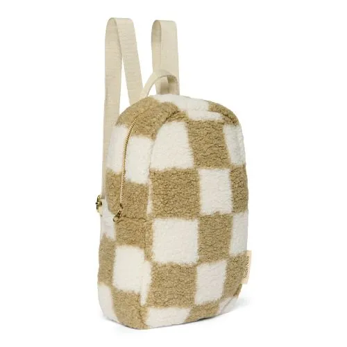 Studio Noos Checked Mini Backpack (Toast)