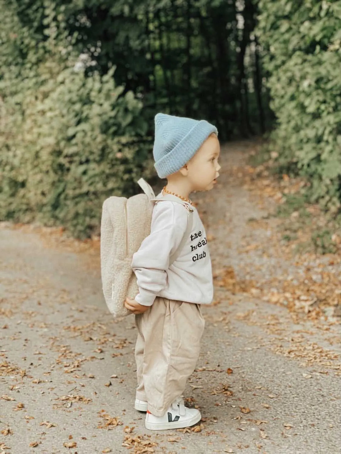 STUDIO NOOS MINI CHUNKY BACKPACK ECRU