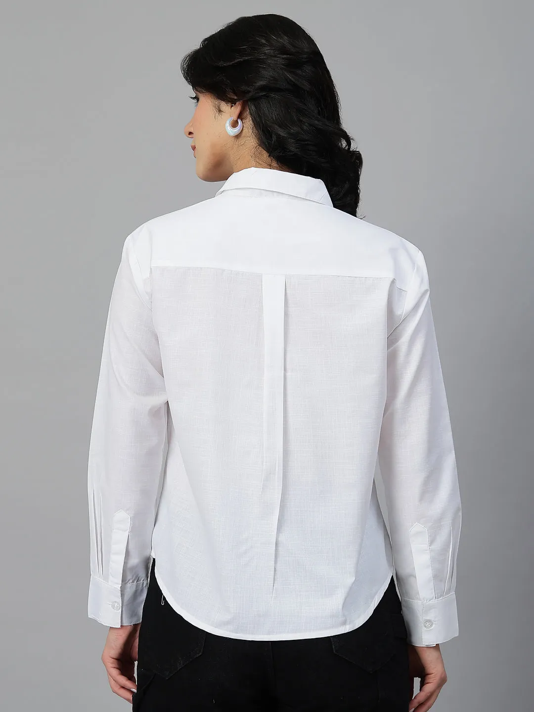 Style Quotient Women White Oversize shirt