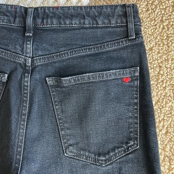 Sundry • star embroidered ankle jeans