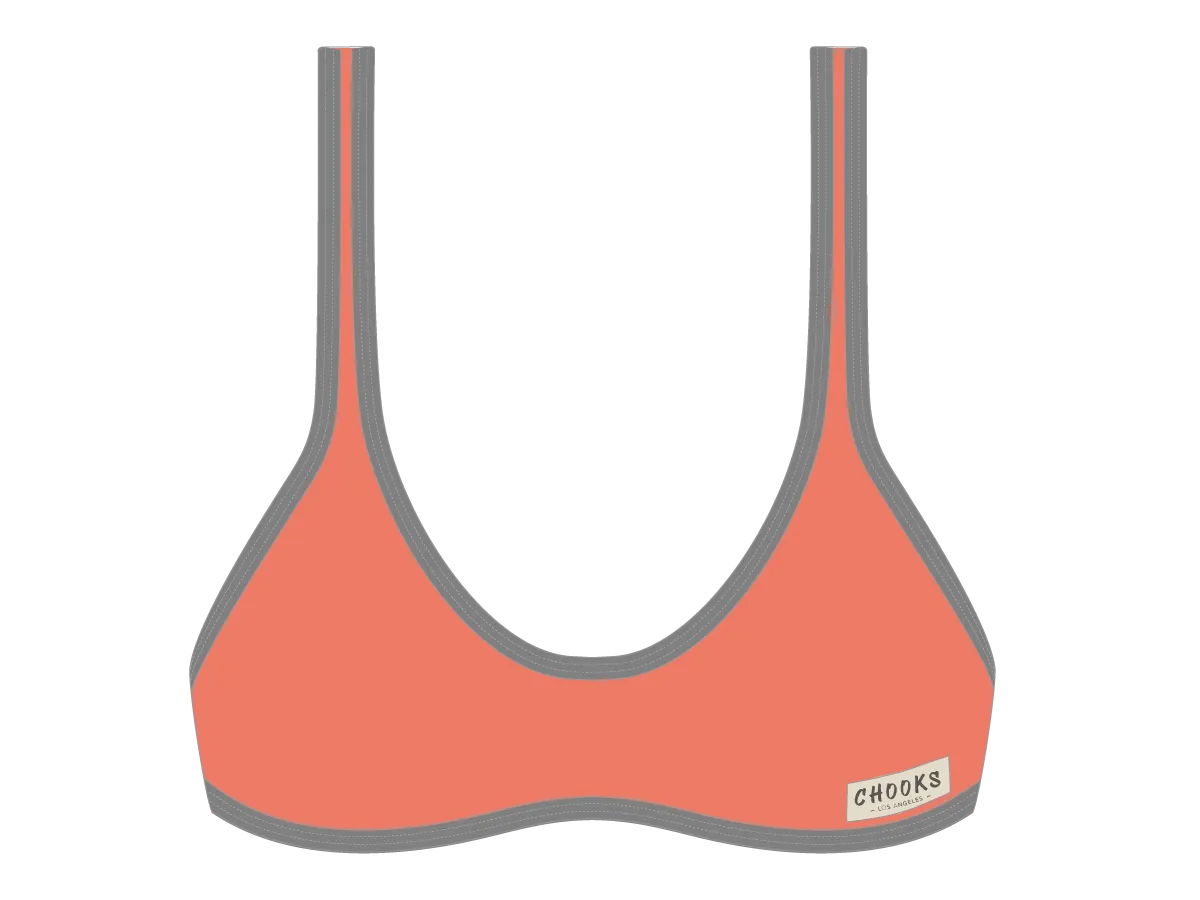 Sunset Coral Bae Top
