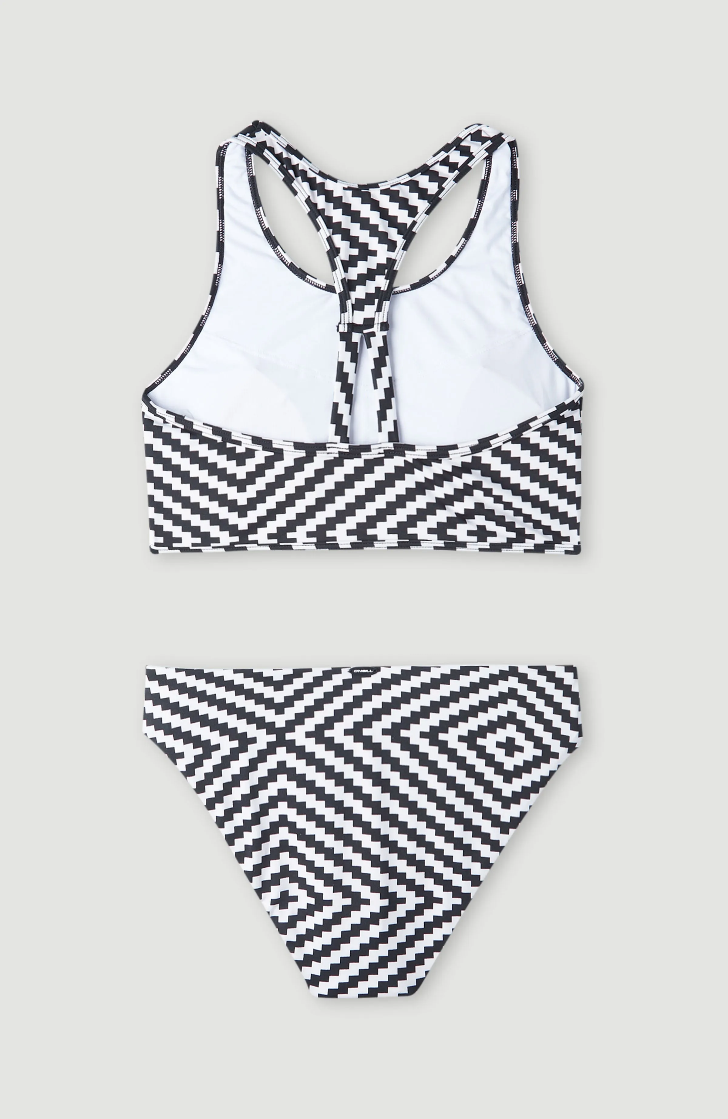 Surfers Not Street Children Sporty Bikini Set | Black & White SNSC