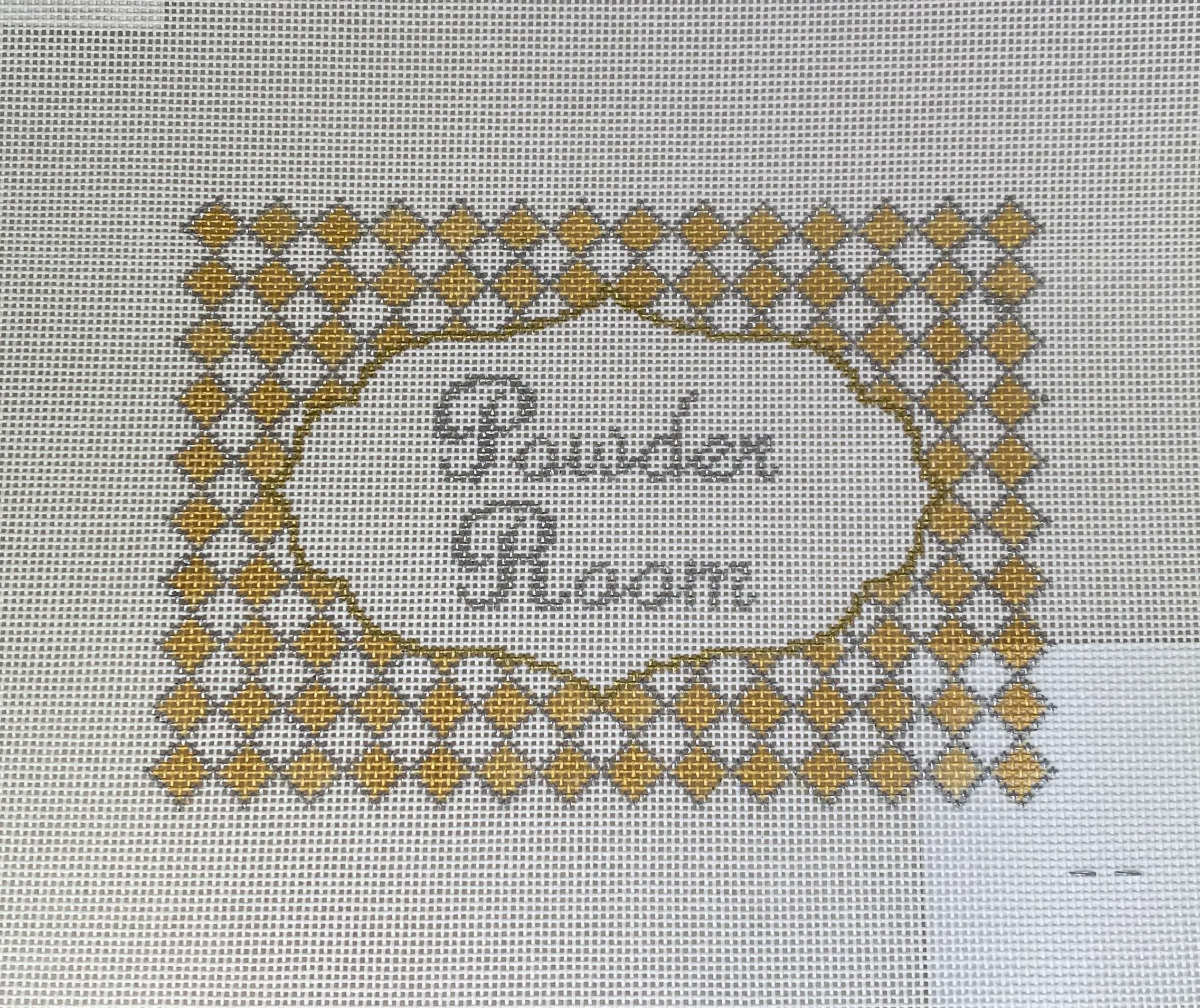 Susan Roberts Needlepoint 0877 Powder Room, diamonds #13