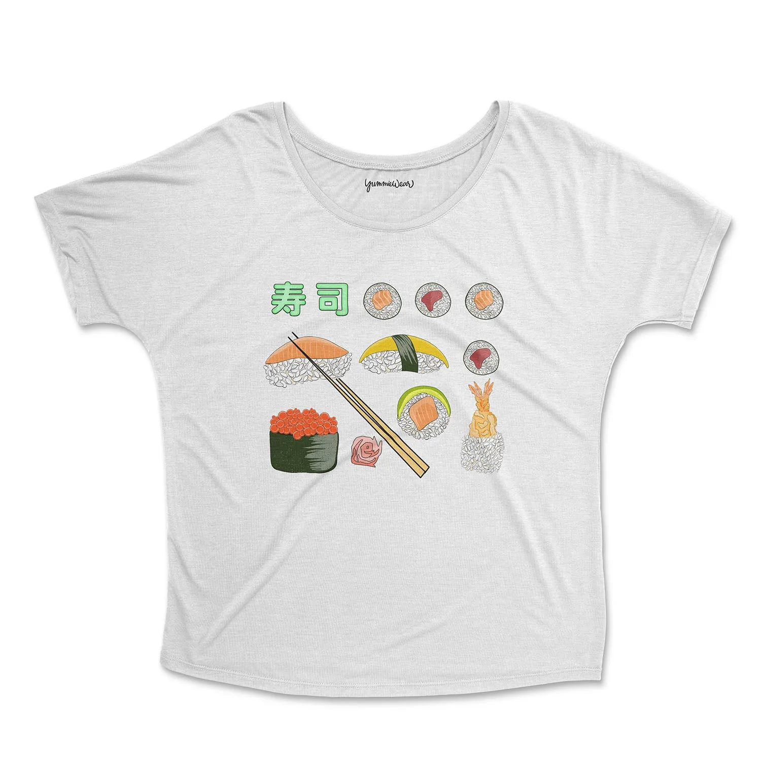 Sushi Combo Platter Slouchy T-Shirt