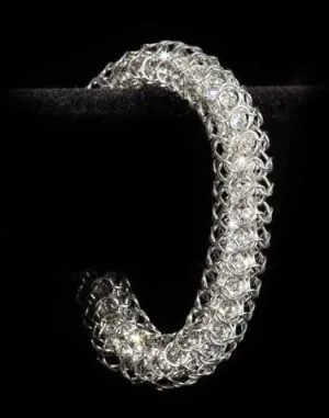 Swarovski Crystal Mesh Captivity Bangle