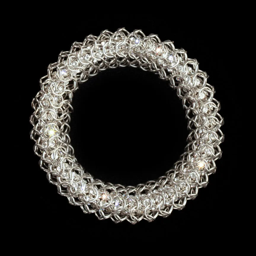 Swarovski Crystal Mesh Captivity Bangle