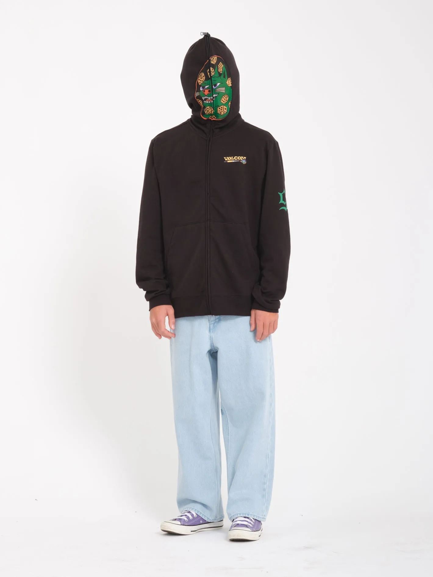 Sweat à capuche Full Zip Nando Von Arb - BLACK - (ENFANT)
