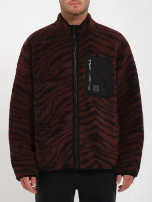 Sweat Sherpa Zippé Muzzer Fuzzar - BITTER CHOCOLATE