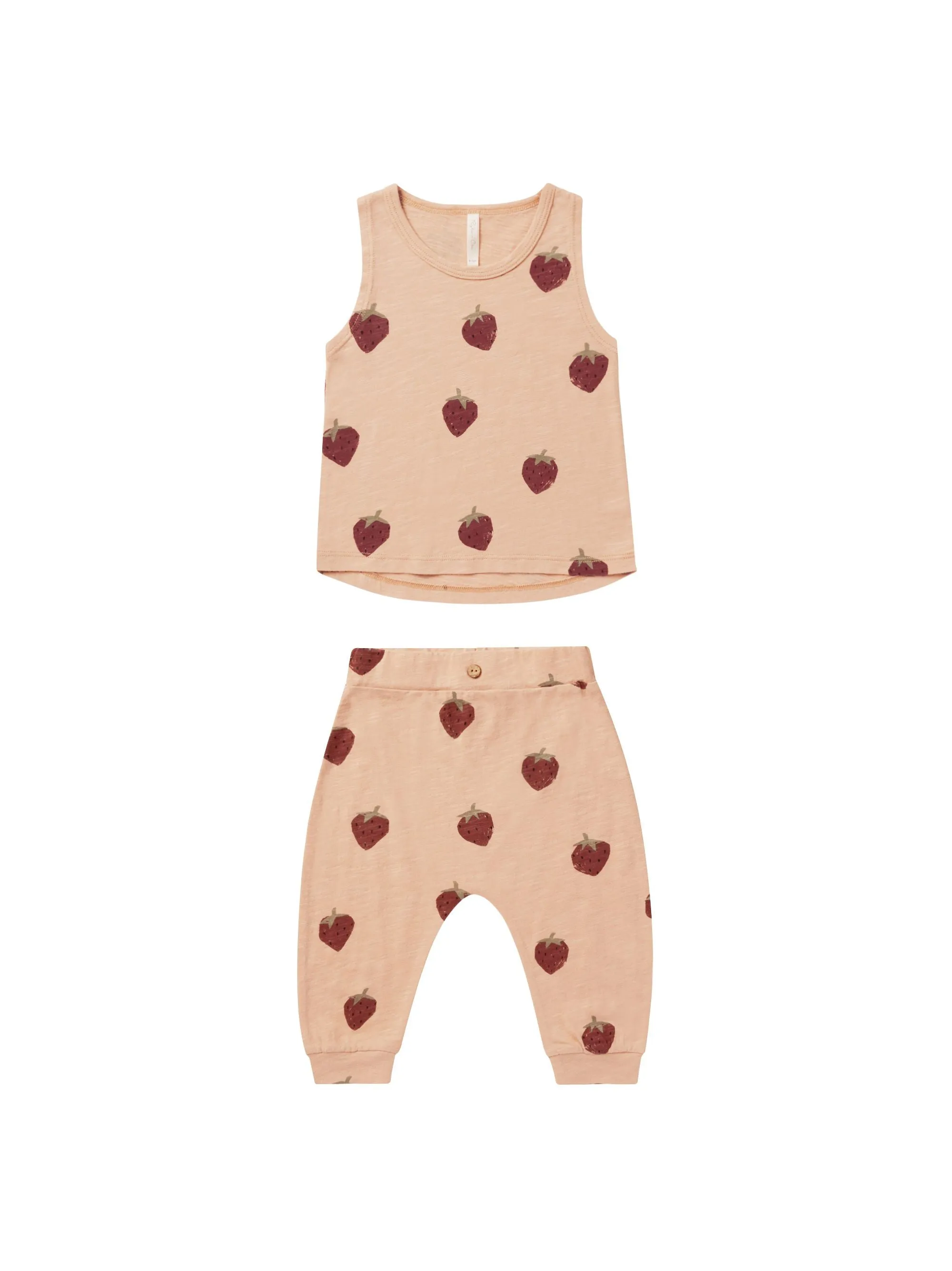 Tank   Slouch Pant Set-Strawberries