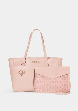 Tanya Tote W/ Logo Pouch