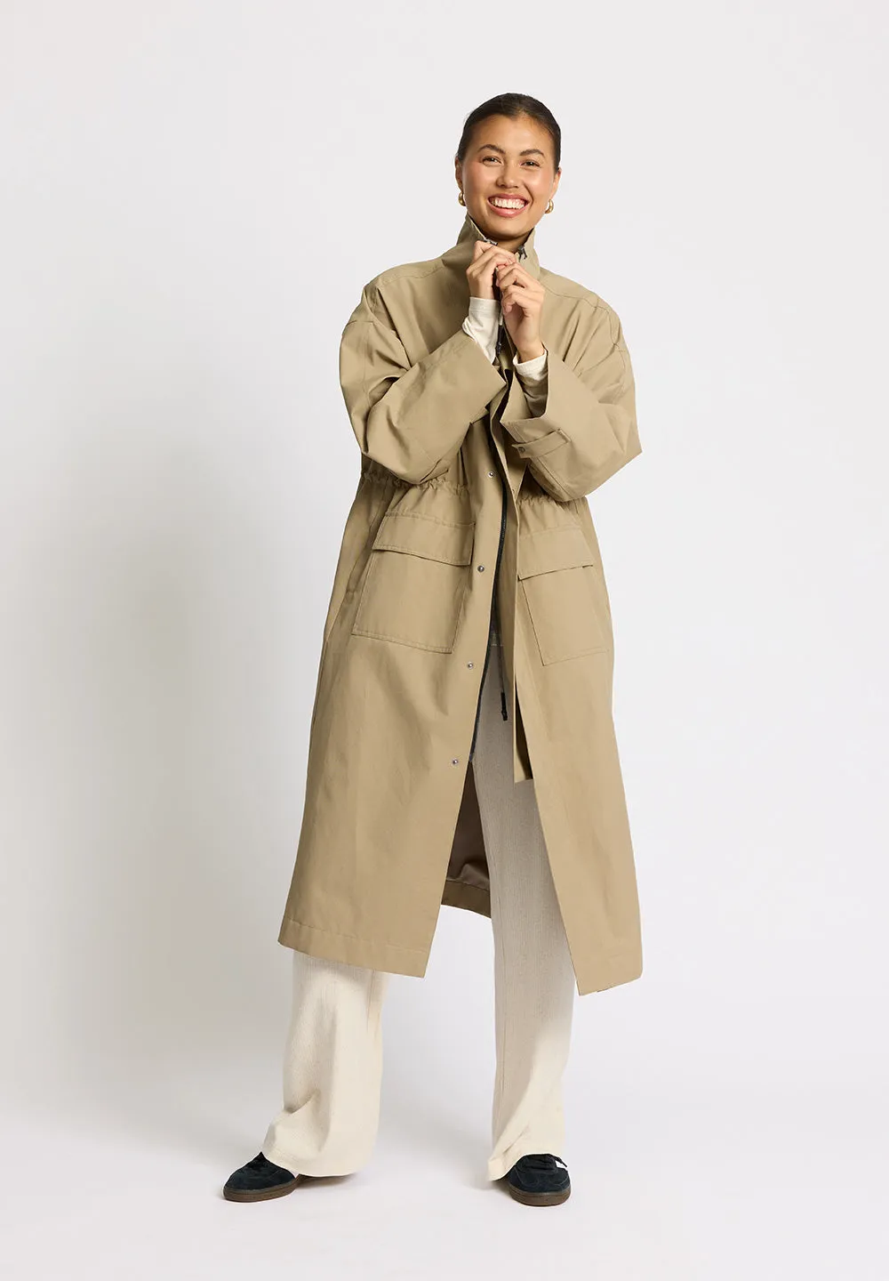 Tech Coat Cloud - beige taupe