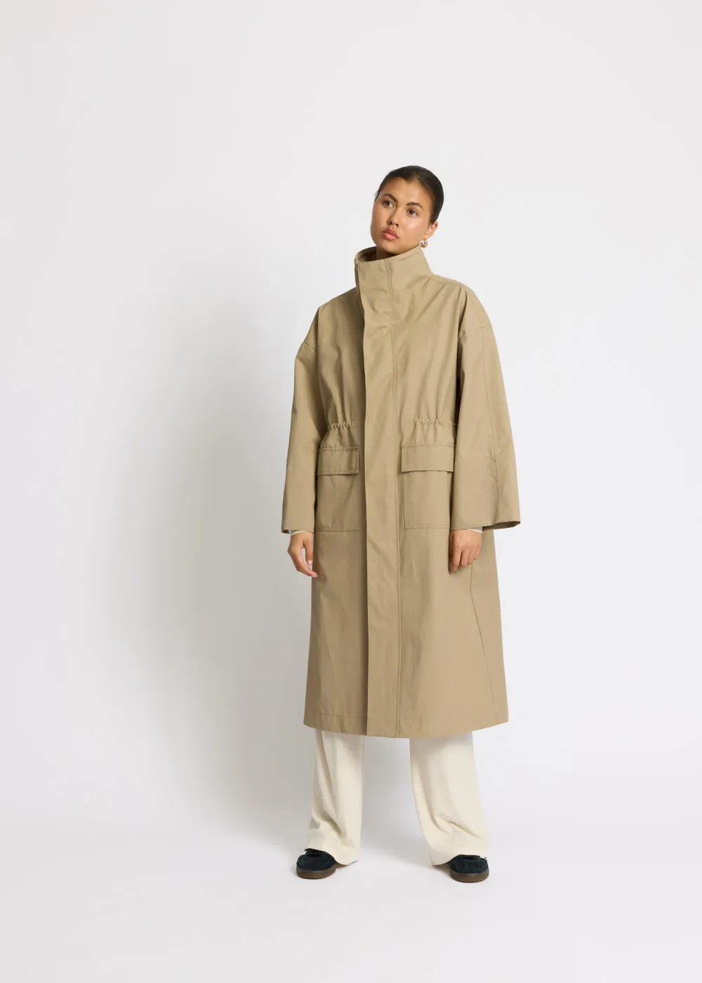Tech Coat Cloud - beige taupe