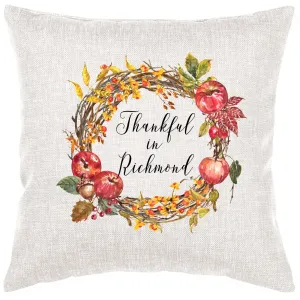 Thanksgiving Wreath Pillow Cover